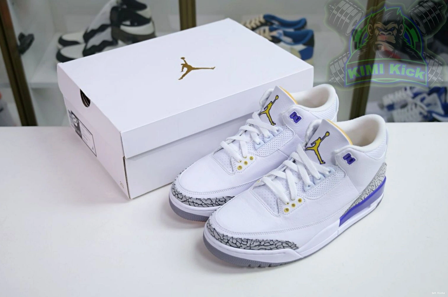 1st Kicks Kimikick JORDAN NewStyle 3 RETRO OG 1871 AIR 1109